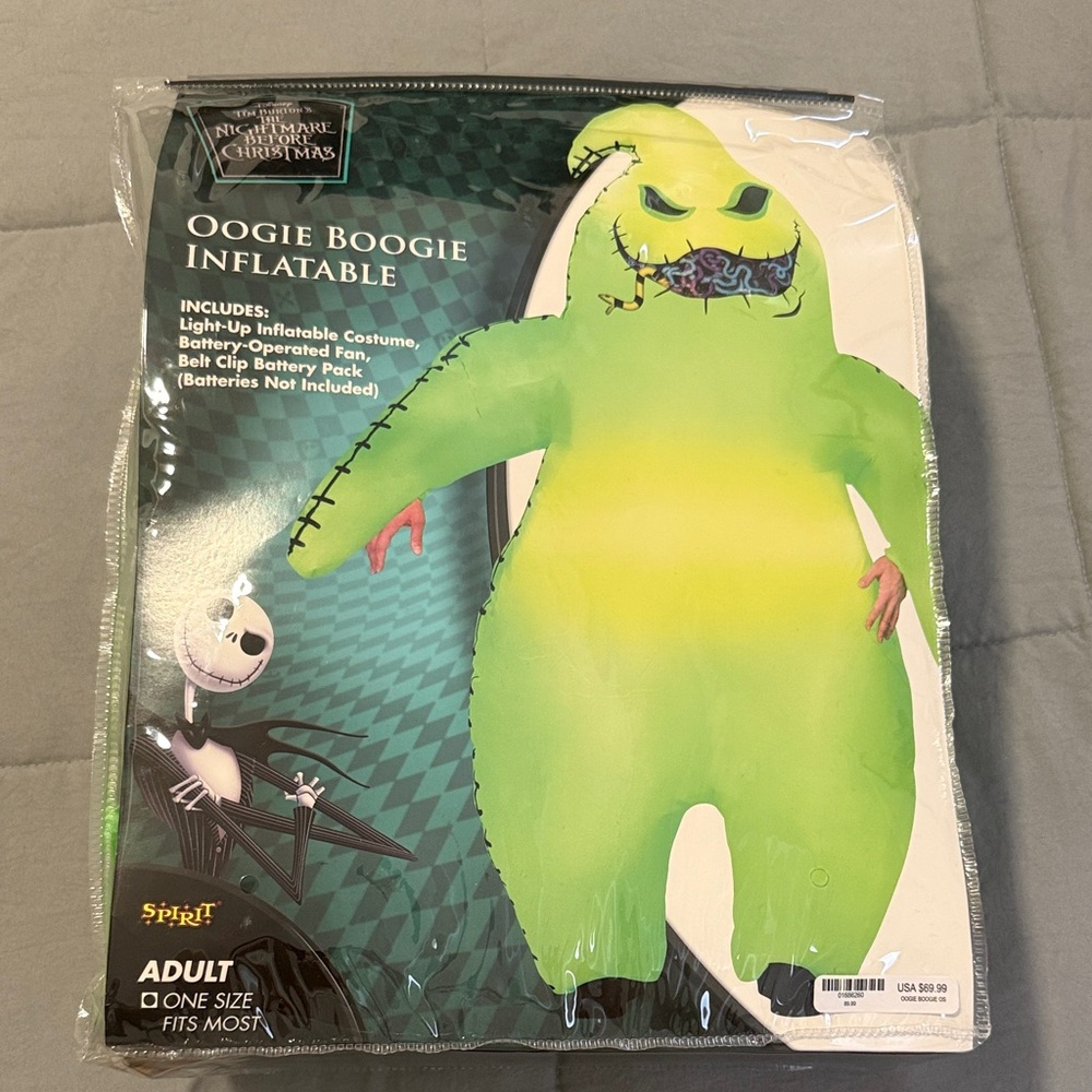 Spirit Oogie Boogie Inflatable Costume - Neon Green